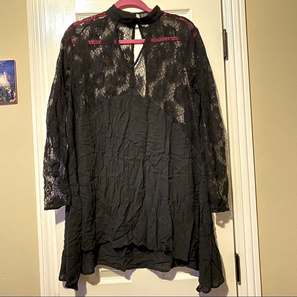 Volcom long sleeve lace dress